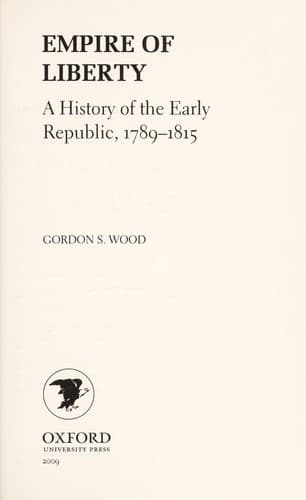 Cover of Empire of liberty