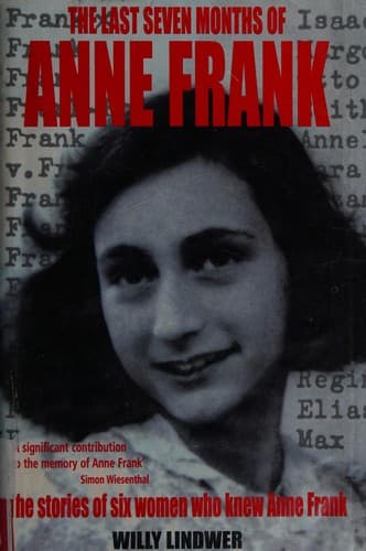 Cover of The last seven months of Anne Frank