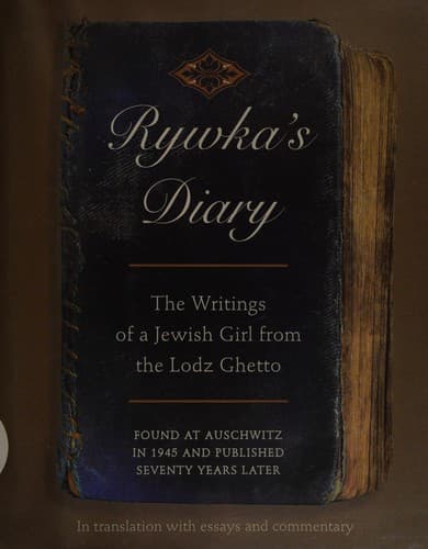 Cover of Rywka's diary