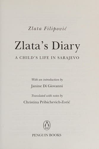 Cover of Zlata's Diary