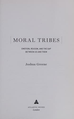 Cover of Moral Tribes