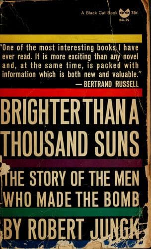 Cover of Brighter than a thousand suns