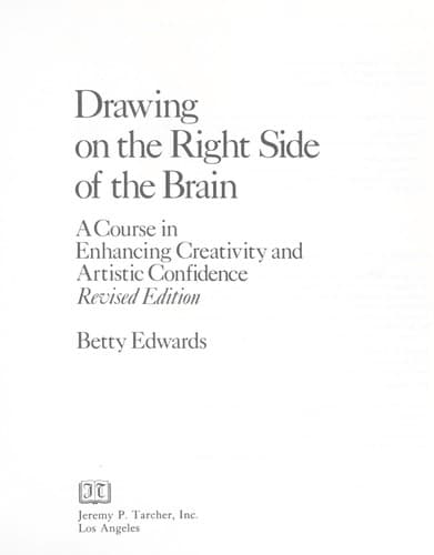 Cover of Drawing on the right side of the brain